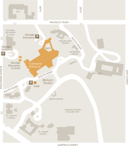 Map of the Cathedral grounds