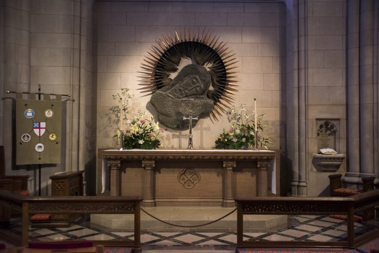 A view of the Cathedral's War Memorial Chapel