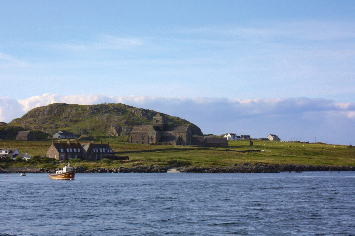 Iona abbey on Iona island