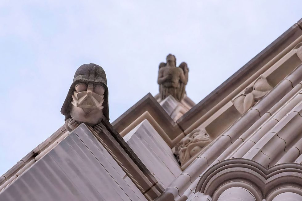 Darth Vader gargoyle