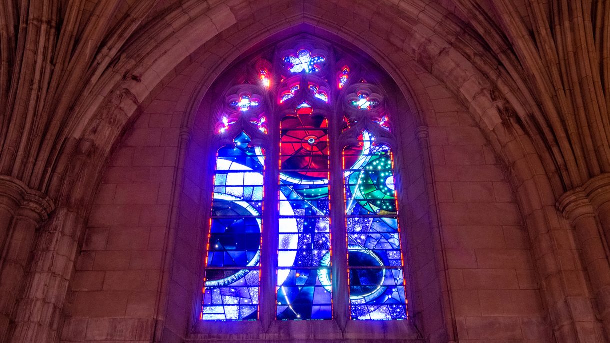 Space Window in the Cathedral