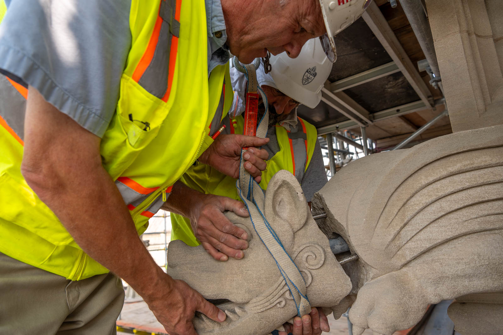 Re-capitation': National Cathedral's gargoyle gets its head back