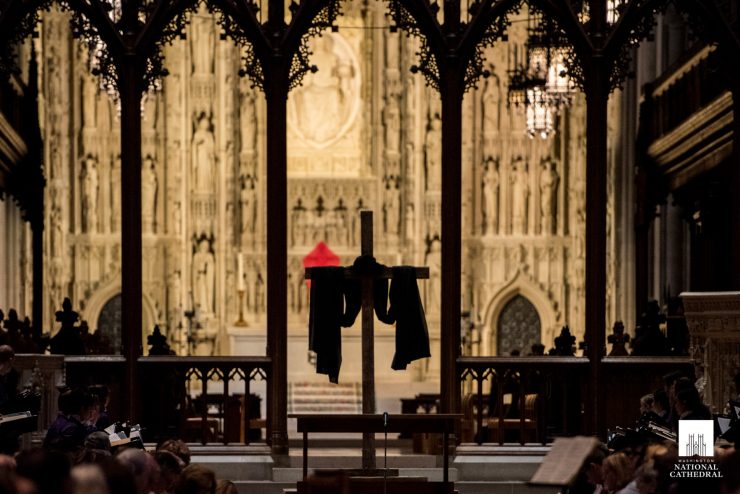 Image of Cathedral during service on Good Friday